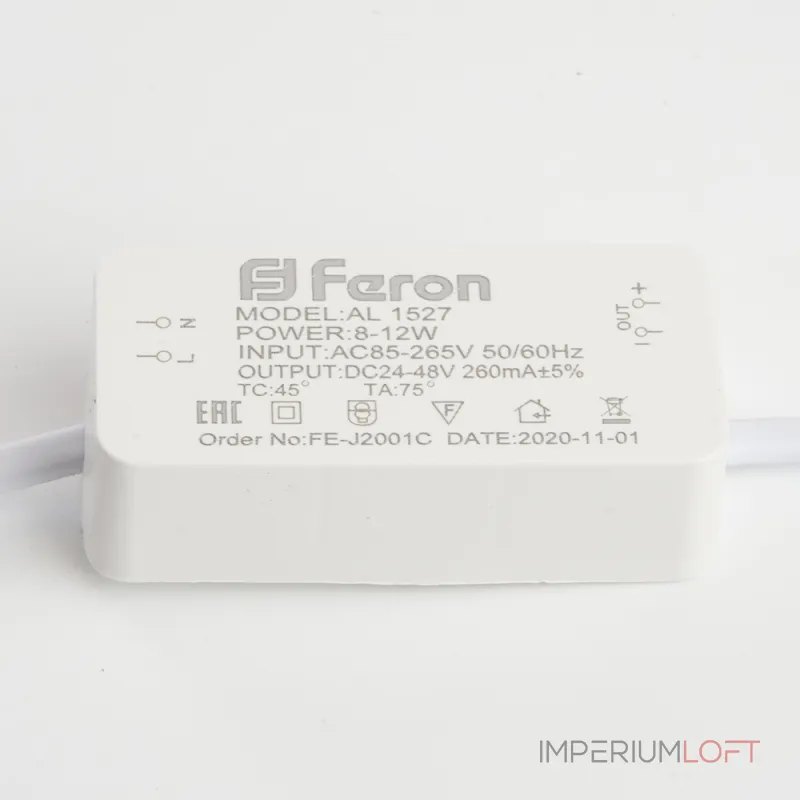 Светодиодный встраиваемый светильник Feron AL1527 LED IP20 12W 4500К