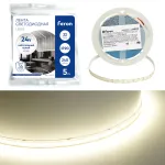 Светодиодная LED лента Feron LS503 240SMD(2835)/м 22Вт/м 24V 5000*10*1.22мм 4000К IP20 48830