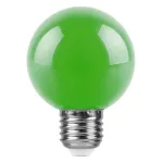 Лампа светодиодная Feron LB-371 Шар E27 3W 230V зеленый 25907
