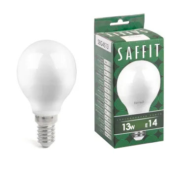 Лампа светодиодная Feron Saffit SBG4513 E14 13Вт 4000K 55158