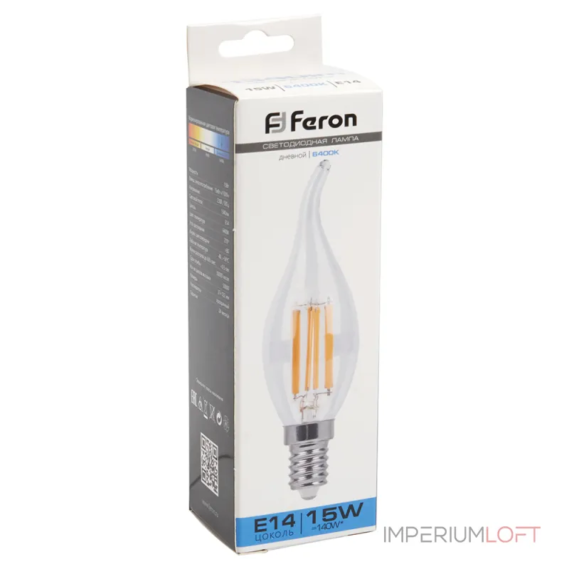 Лампа светодиодная Feron LB-718 E14 15Вт 6400K 38264 Лампа светодиодная Feron LB-718 E14 15Вт 6400K 38264