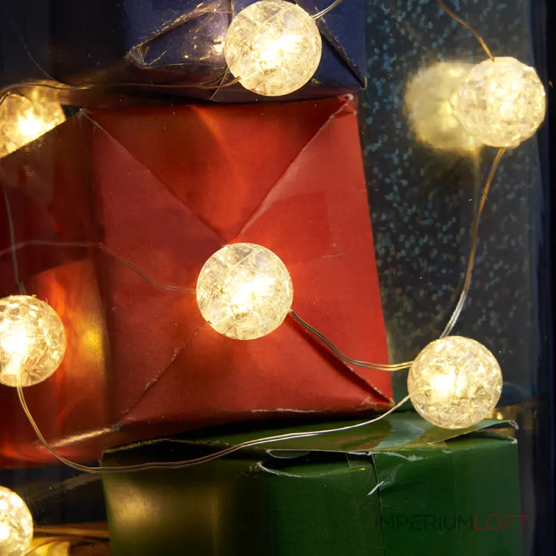Гирлянда линейная от батареек FERON CL565, 30LED, 2700К (2700K) 3м+0,5м IP20, 0,9W 48611