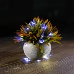 Гирлянда линейная от батареек FERON CL588, 20LED, 5000К (белый) 2м IP20, 2W 51440