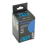 Лампа светодиодная Feron LB-37 E27 1Вт K 25118 от ImperiumLoft