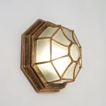 Накладной светильник Feron Аликанте 11651 Цвет арматуры золото Цвет плафонов разноцветный