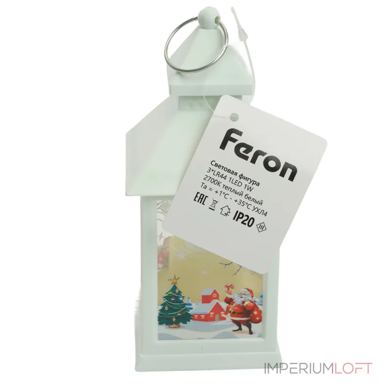 Световая фигура Feron Свеча "Рождество" 1LED