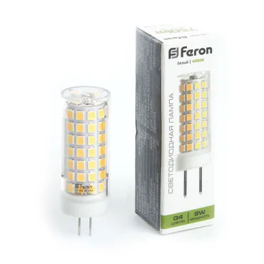 Лампа светодиодная Feron Lb 434 G4 9Вт 4000K 38144