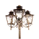 Фонарный столб Feron Палермо 11646 Цвет арматуры золото Цвет плафонов прозрачный от ImperiumLoft
