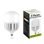 Лампа светодиодная Feron Saffit LB-65 E27,E40 40Вт 4000K 25819 Цвет арматуры белый Цвет плафонов серый
