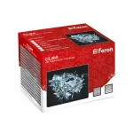 Гирлянда дождь FERON CL24 480LED 2700К (теплый белый) 3*3м+3м IP44 24W 41626