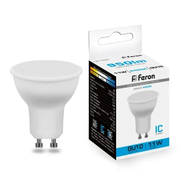 Лампа светодиодная Feron LB-760 GU10 11Вт 6400K 38142