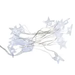 Гирлянда линейная от батареек FERON CL589, 20LED, 5000К (белый) 2м+0,3м IP20, 2W 51446