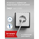 Розетка с таймером Feron TM21 23215 от ImperiumLoft
