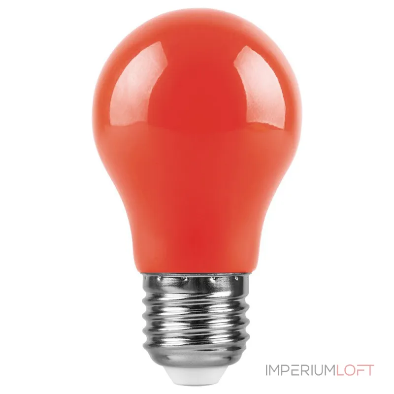 Лампа светодиодная Feron LB-375 E27 3W 230V красный 25924