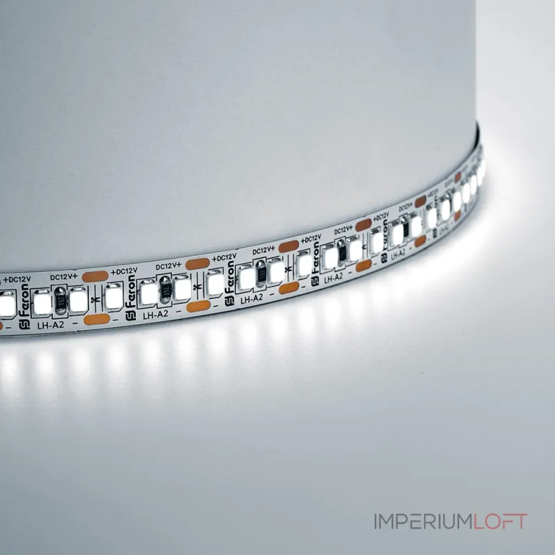Светодиодная LED лента Feron LS616, 180SMD(2835)/m 17W/m 12V 5m 4000К 41530