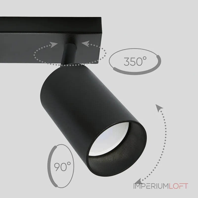 Спот Feron Saffit 41063 Цвет арматуры черный Цвет плафонов черный