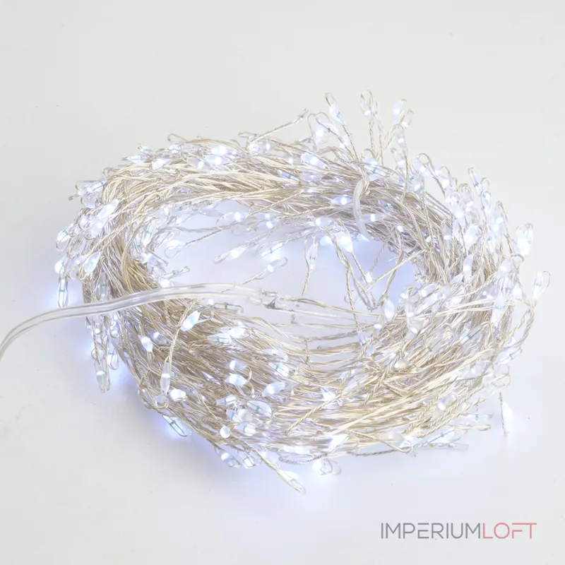Гирлянда линейная FERON CL584 400LED 5000К (белый) 10м+2м IP20 6W 51448