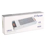 Трансформатор электронный для светодиодной ленты Feron LB049 48Вт 8,33A 400W 48804