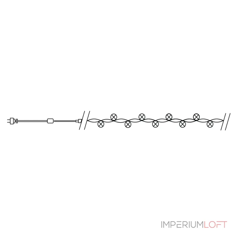 Гирлянда Нить Feron CL05 32307 Цвет арматуры серебро Цвет плафонов белый