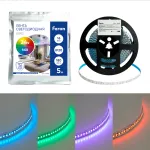 Светодиодная LED лента Feron LS502 180SMD(5050)/м 16Вт/м 24V 5000*10*1.5мм RGB IP20 51824