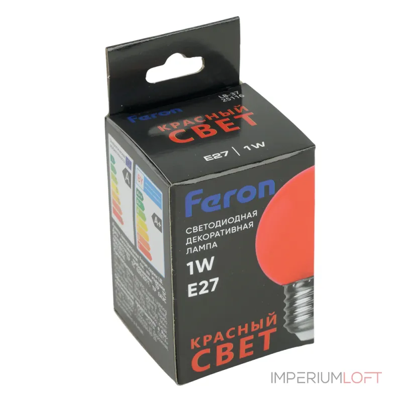 Лампа светодиодная Feron LB-37 E27 1Вт K 25116 от ImperiumLoft Лампа светодиодная Feron LB-37 E27 1Вт K 25116 от ImperiumLoft