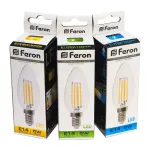 Лампа светодиодная Feron LB-58 свеча E14 5Вт 4000K 25573