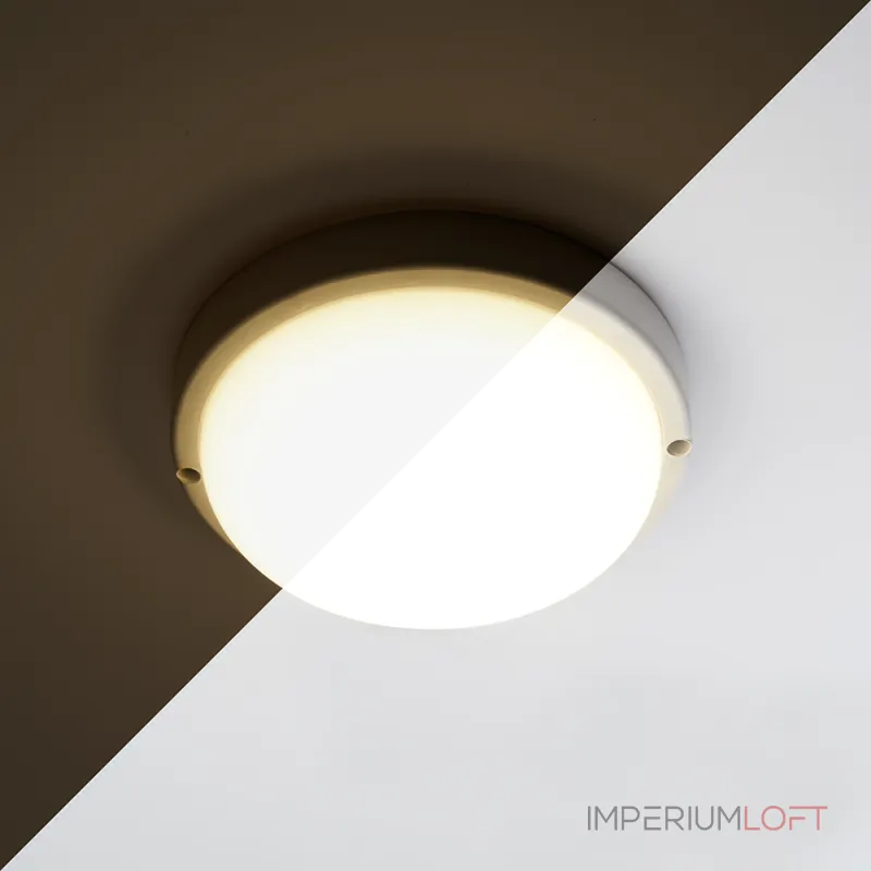Светильник светодиодный пылевлагозащищённый с акуст.датчиком Feron AL3018 LED IP65 12W 4000К