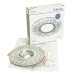 Встраиваемый светильник Feron Saffit CD938 29471 Цвет арматуры хром Цвет плафонов прозрачный