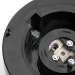 Наземный низкий светильник Feron Saffit Оптима 11563 Цвет арматуры черный Цвет плафонов коричневый