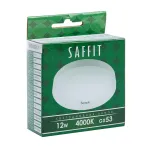 Лампа светодиодная SAFFIT SBGX5312 GX53 12W 230V 4000K 55189