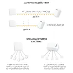 Выключатель трехклавишный без рамки Feron Saffit TM83 41130 от ImperiumLoft