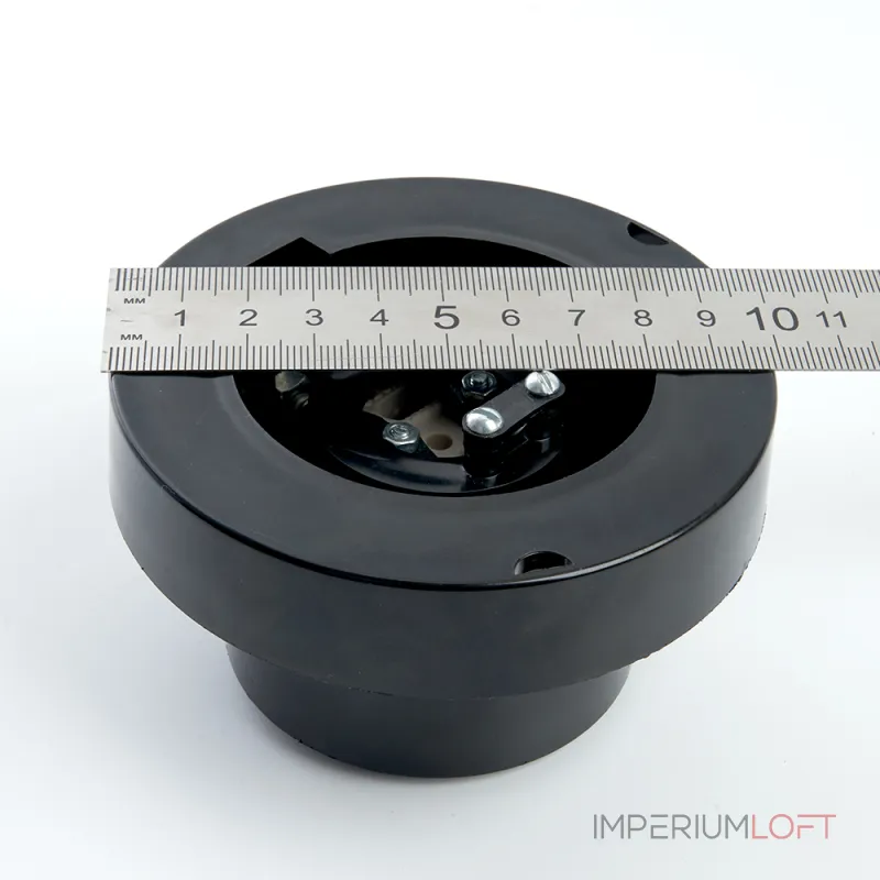 Наземный низкий светильник Feron Saffit Оптима 11563 Цвет арматуры черный Цвет плафонов коричневый