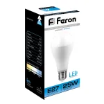 Лампа светодиодная Feron LB-100 Шар E27 25W 175-265V 6400K 25792