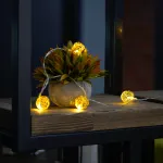 Гирлянда линейная от батареек FERON CL594, 10LED, (теплый белый) 1.8м IP20, 1W 51450