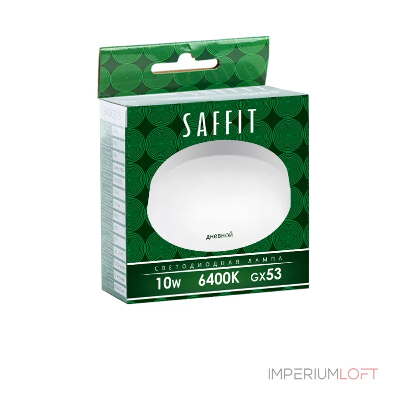 Лампа светодиодная Feron Saffit SBGX5310 GX53 10Вт 6400K 55229