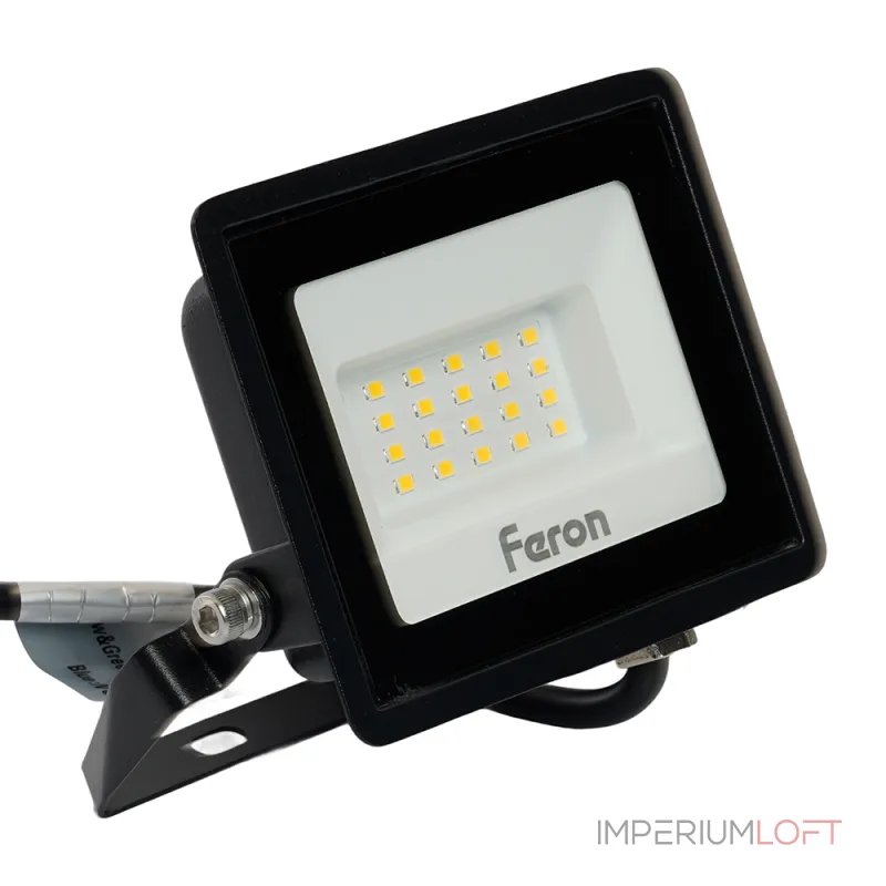 Настенный прожектор Feron Saffit LL-920 29495 Цвет арматуры черный Цвет плафонов белый
