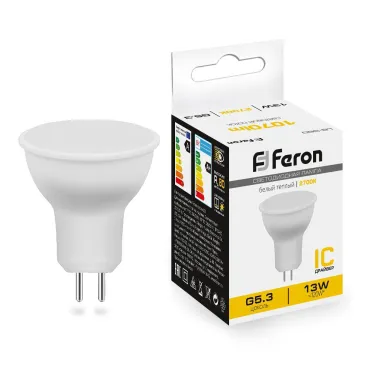 Лампа светодиодная Feron Lb 960 G5.3 13Вт 2700K 38188