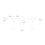Гирлянда Feron CL50-13-1 Евро белт-лайт на подвесах 230V IP65 13м 41826