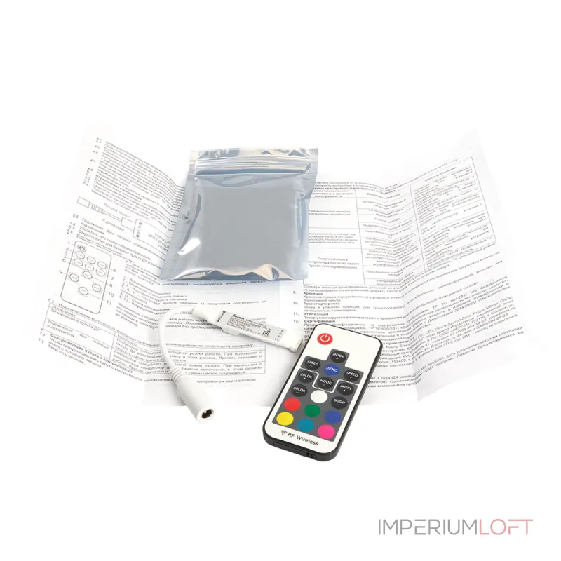 Контроллер RGB mini для светодиодной ленты с П/У Feron LD66 12, 24 Вт 24, 48W 48032