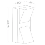 Светильник уличный светодиодный Feron Дели DH103 LED IP54 3W 4000К