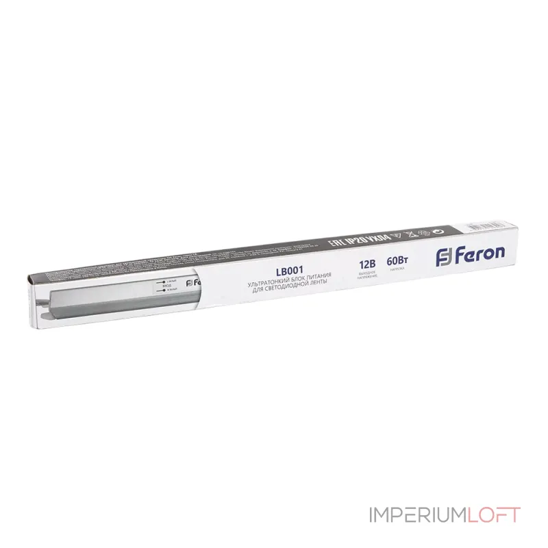 Трансформатор электронный для светодиодной ленты Feron LB001 12Вт 6A 72W 48015 от ImperiumLoft Трансформатор электронный для светодиодной ленты Feron LB001 12Вт 6A 72W 48015 от ImperiumLoft