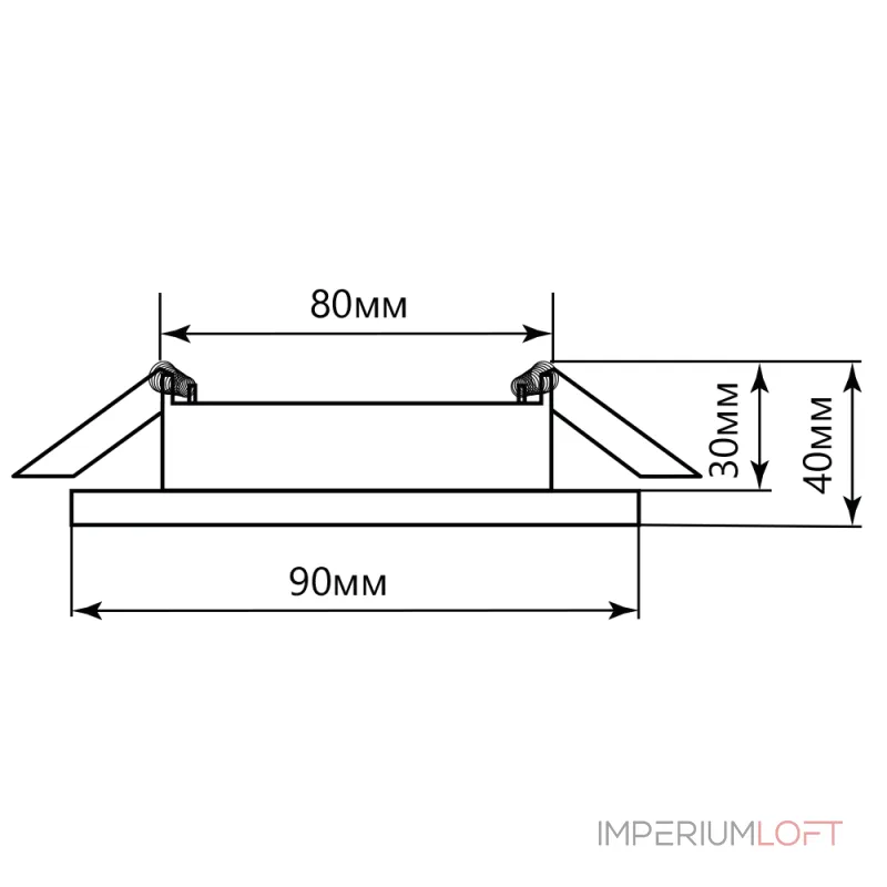 Встраиваемый светильник Feron AL612 28912 от ImperiumLoft Встраиваемый светильник Feron AL612 28912 от ImperiumLoft