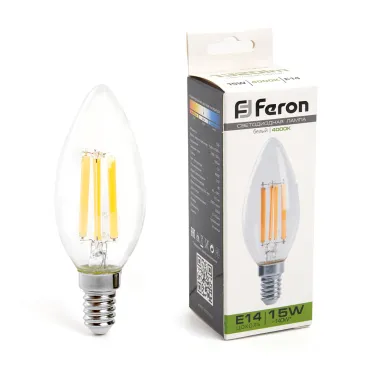 Лампа светодиодная Feron LB-717 E14 15Вт 4000K 38258