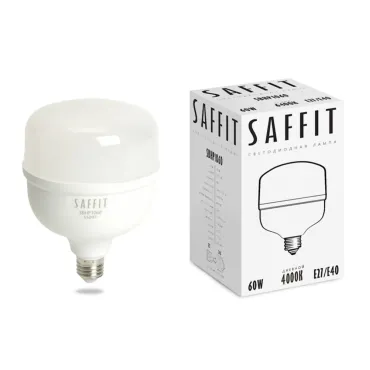 Лампа светодиодная Feron Saffit SBHP1060 E27-E40 60Вт 6400K 55097 Цвет арматуры белый Цвет плафонов белый