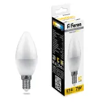 Лампа светодиодная Feron LB-97 Свеча E14 7W 175-265V 2700K 25475