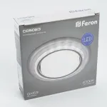 Встраиваемый светильник Feron Saffit 40522 Цвет арматуры хром Цвет плафонов белый