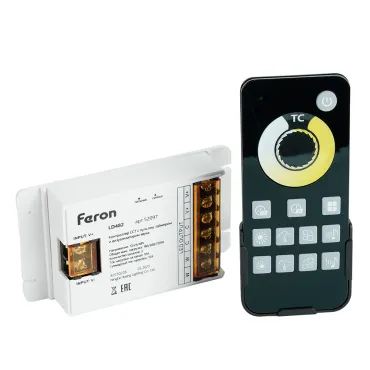 Контроллер CCT для светодиодной ленты с П/У 12-24V Feron 52097