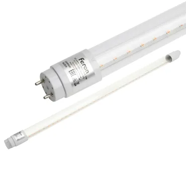 Лампа светодиодная для растений T8 Feron LB-7063 G13 стекло 0,6м 11W 175-265V красно-синий 51662