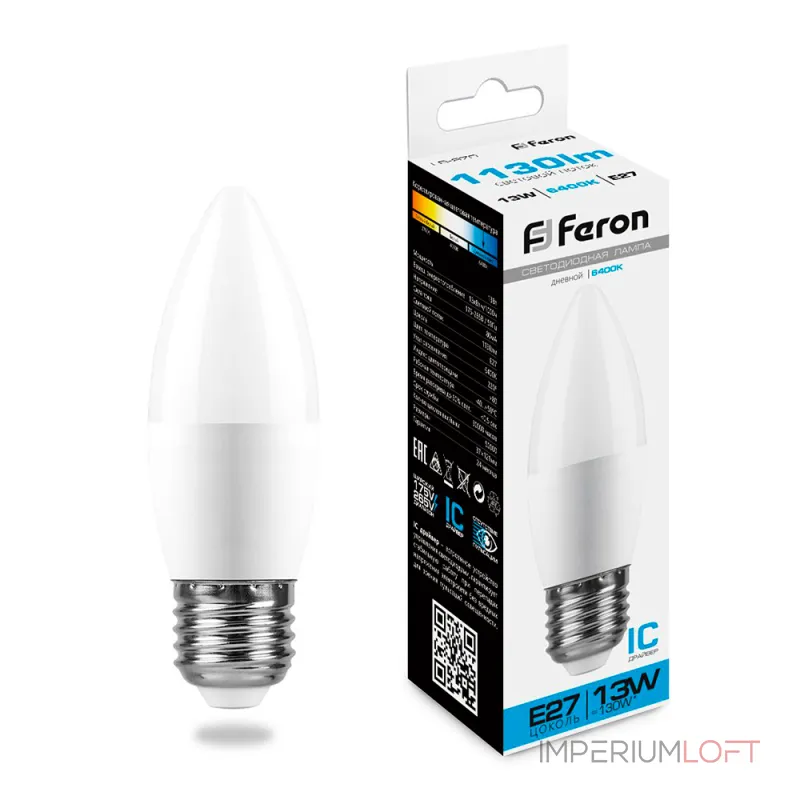 Лампа светодиодная Feron LB-970 E27 13Вт 6400K 38112 Лампа светодиодная Feron LB-970 E27 13Вт 6400K 38112
