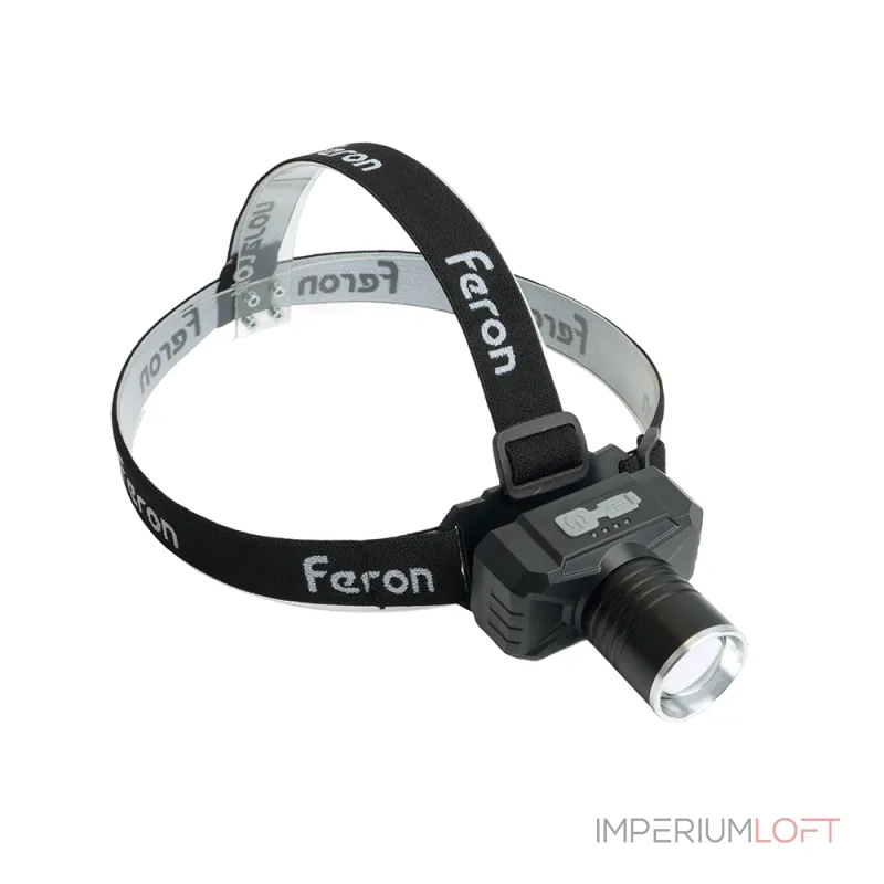 Фонарь налобный с аккумулятором Feron TH2314 51621 от ImperiumLoft Фонарь налобный с аккумулятором Feron TH2314 51621 от ImperiumLoft